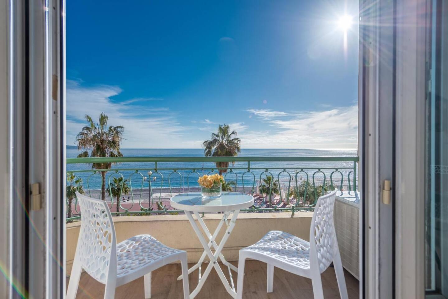Modern Sea View Apartment On Promenade Des Anglais Nice Buitenkant foto