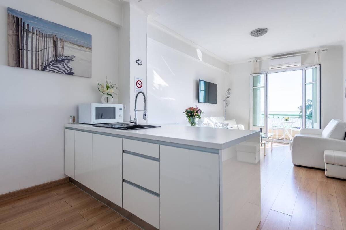 Modern Sea View Apartment On Promenade Des Anglais Nice Buitenkant foto